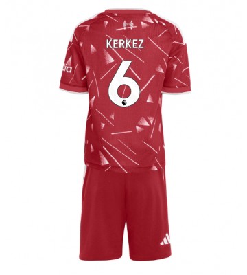 Liverpool Milos Kerkez #6 Hjemmebanetrøje Børn 2026-27 Kortærmet (+ Korte bukser)